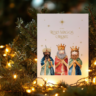 Tarjeta S.S.M.M. Reyes Magos sin sobre