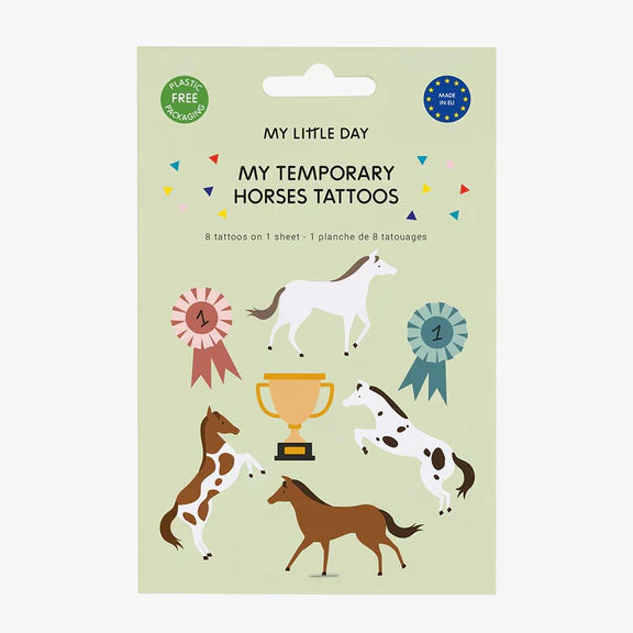 Tatuagem temporária de cavalo