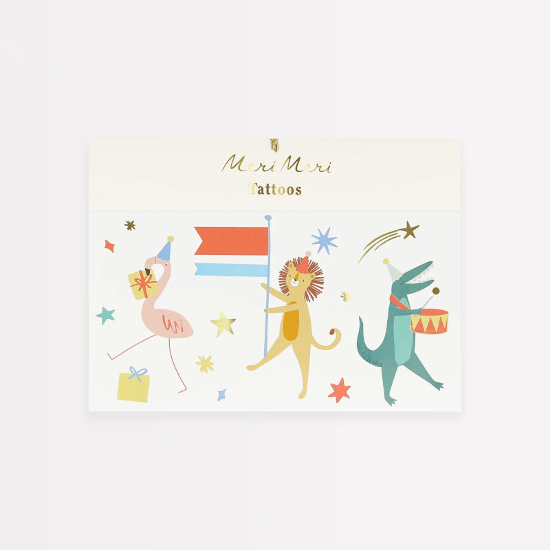 Animal Parade Temporary Tattoo