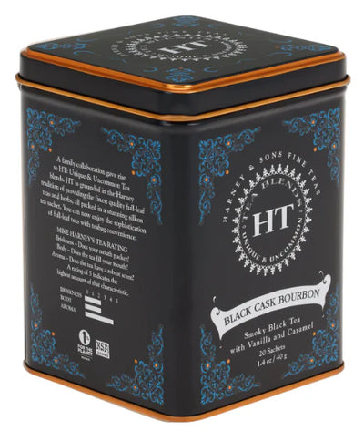 Harney &amp; Sons Black Cask Bourbon Tea Tin / 20 pcs.