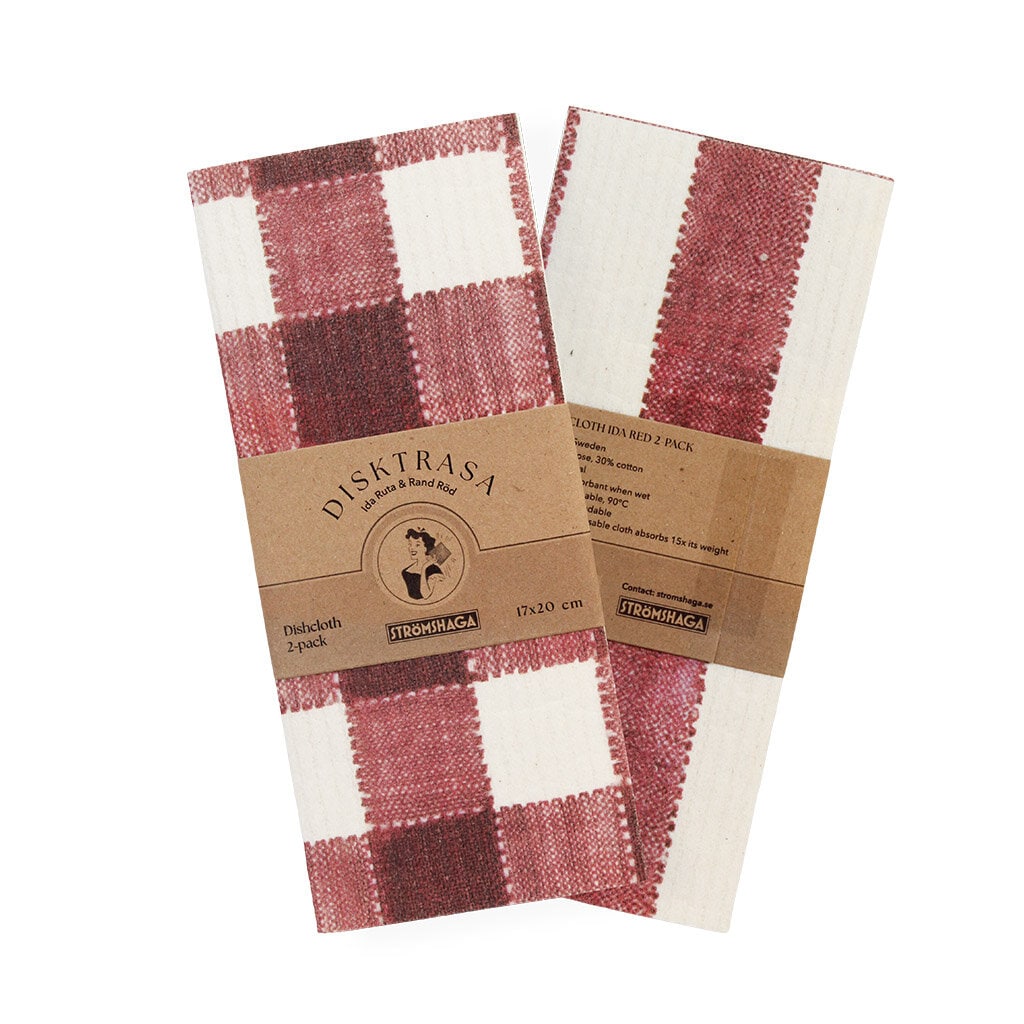 Paños de Cocina Rayas Rojas / 2 uds.