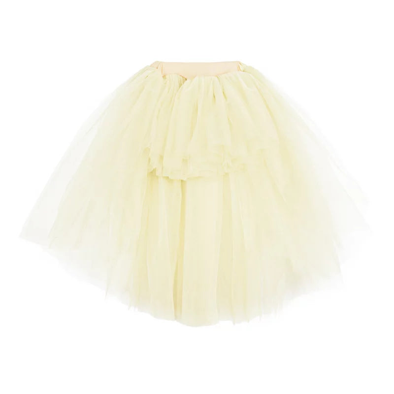 Asymmetrical Vanilla Tutu Skirt