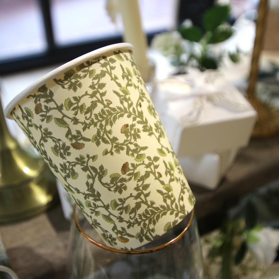 Vasos botánica Olivo  / 8 uds.