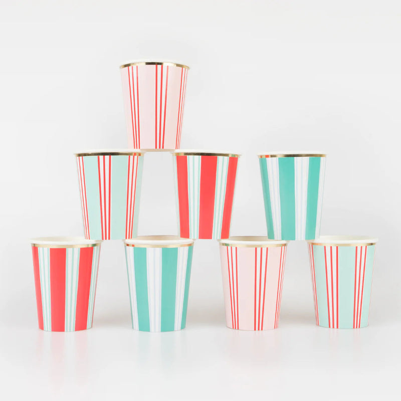 Vaso mix Striped Christmas