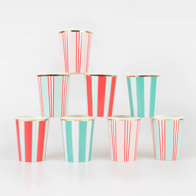 Vaso mix Striped Christmas