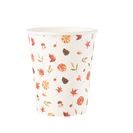 Autumn print glasses / 8 pcs.