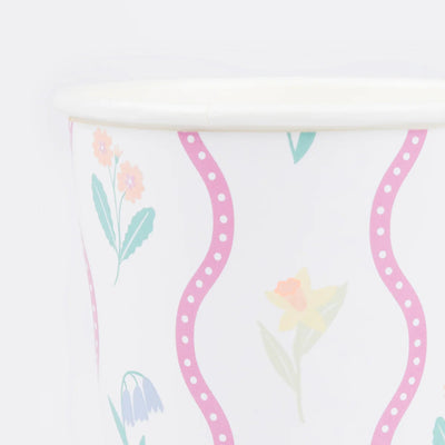 Vaso flores estampados Bloomsbury/ 8 uds.