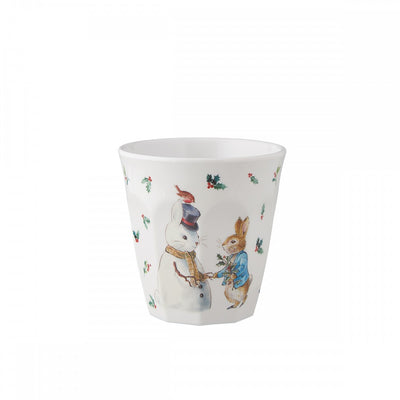 Copo de coelho de neve de Natal Peter