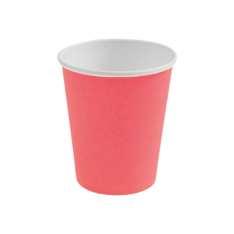 Vaso coral neon / 8 uds.