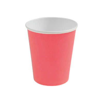 Vaso coral neon / 8 uds.