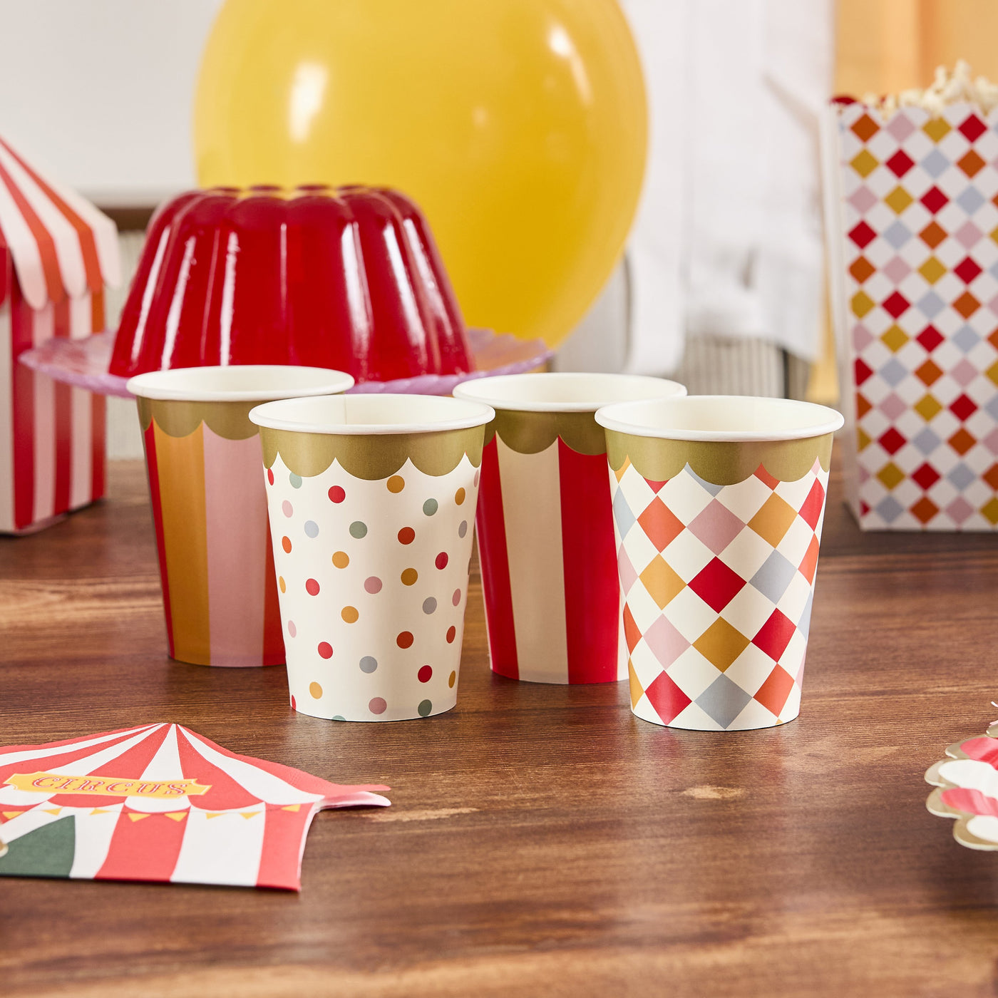 Vasos Circus / 8 uds.
