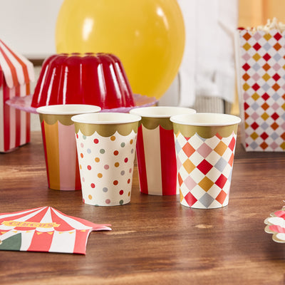 Vasos Circus / 8 uds.