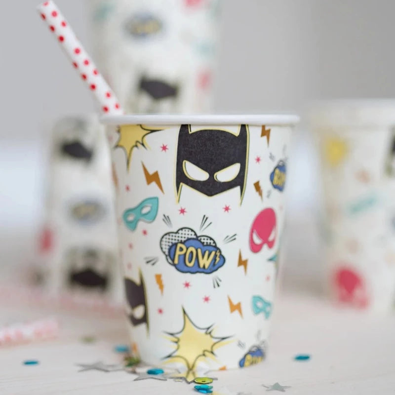 Superhero Cups / 8 pcs.
