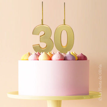 Bengala / Vela número dorado