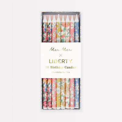 Velas largas Liberty London / 16 ud.