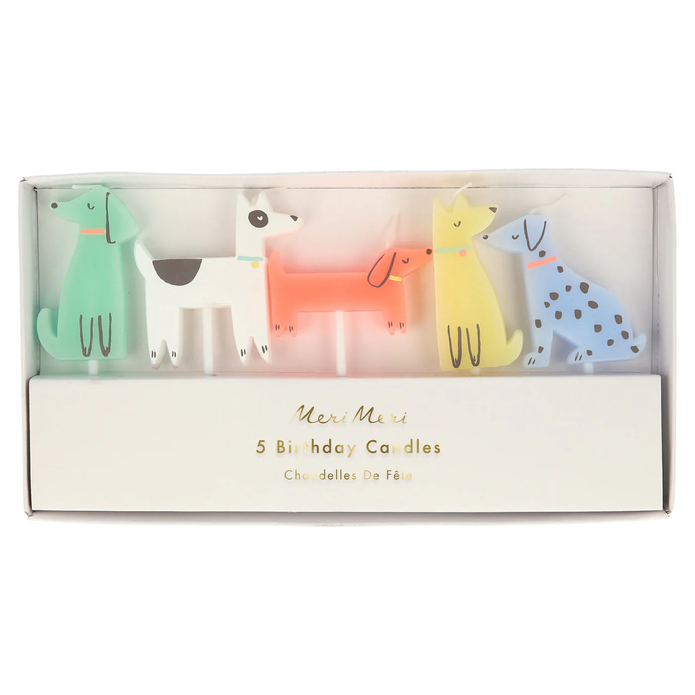 Velas perritos pastel