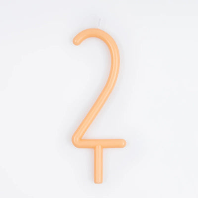 Large Slim Number Candles