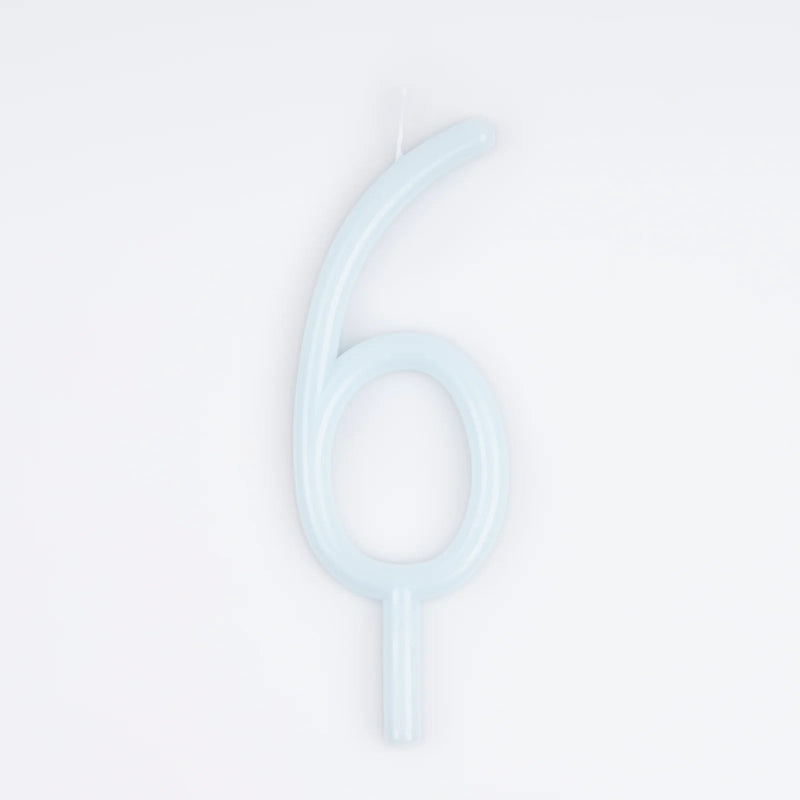 Large Slim Number Candles