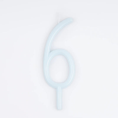 Large Slim Number Candles