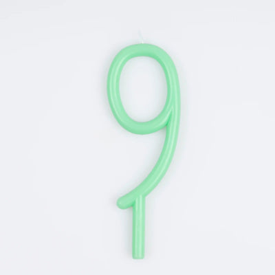 Large Slim Number Candles