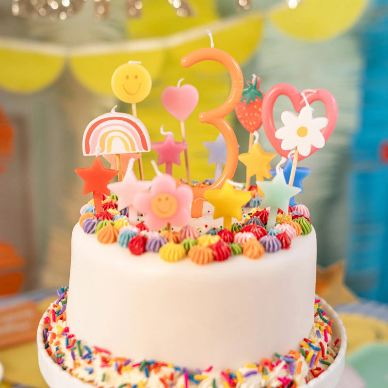 Large Slim Number Candles