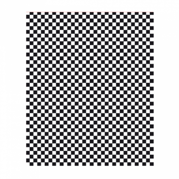 Black checkered sandwich paper / 10 pcs.