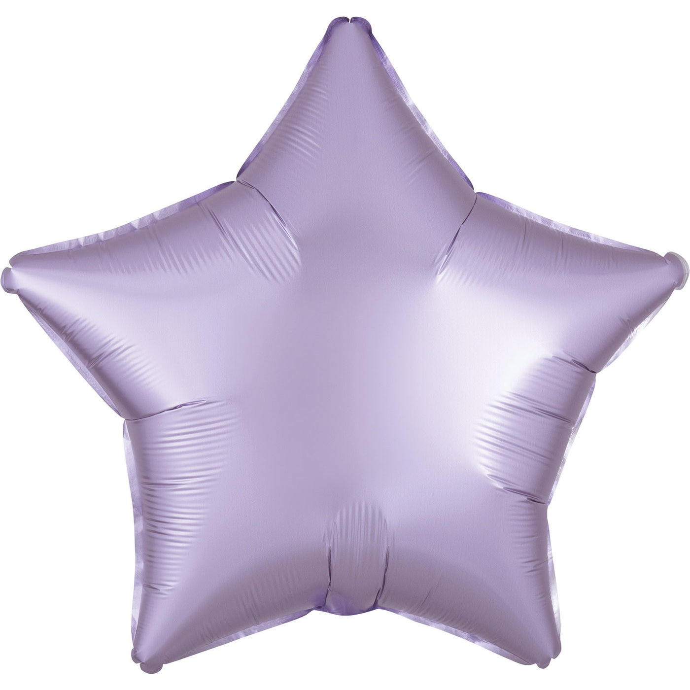Balão Mylar estrela lilás pastel acetinado 