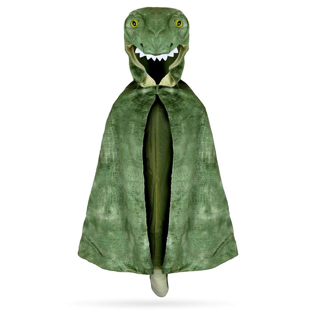 Green T-Rex dinosaur cape costume