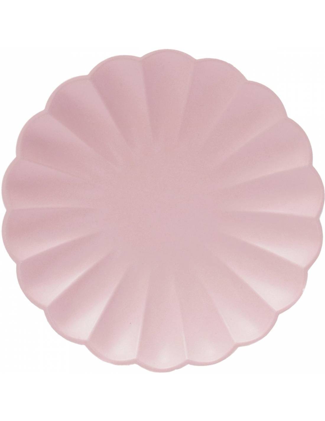 Placa básica de pastel rosa pastel compostável Eco / 8 pcs.