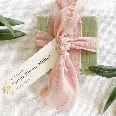 Natural soaps premium deco pink fabric