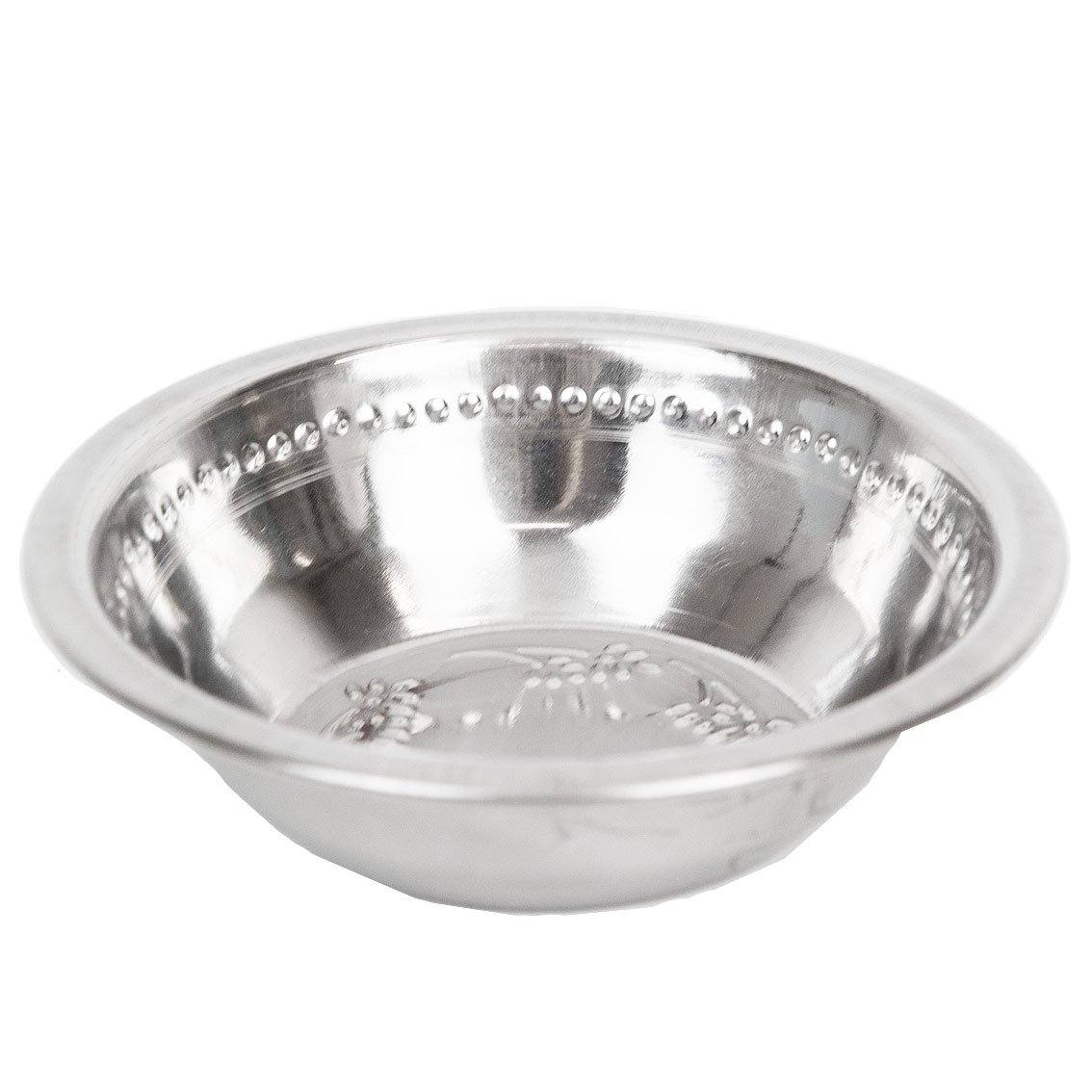 Indian Summer silver metallic bowl