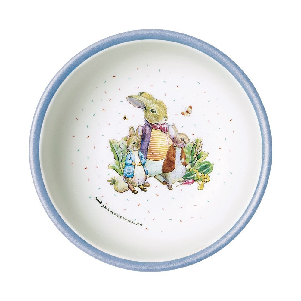 Bowl melamina Peter Rabbit azul