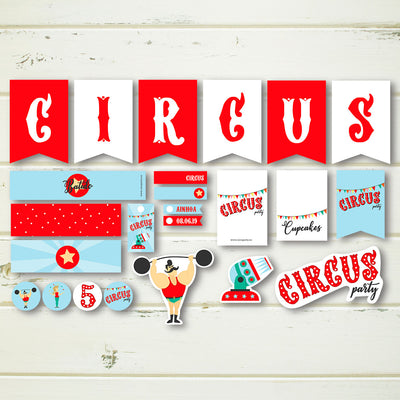 Circus printable pack