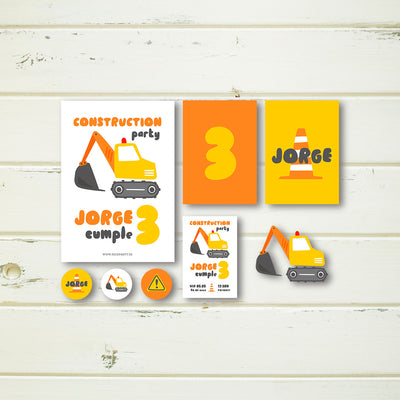 Construction printable pack