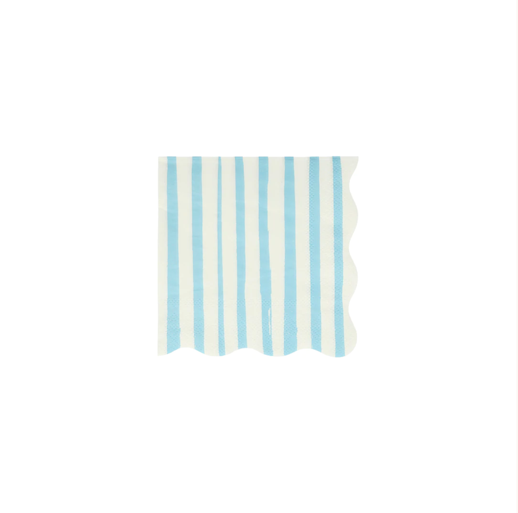 Servilleta blue striped / 16 uds.