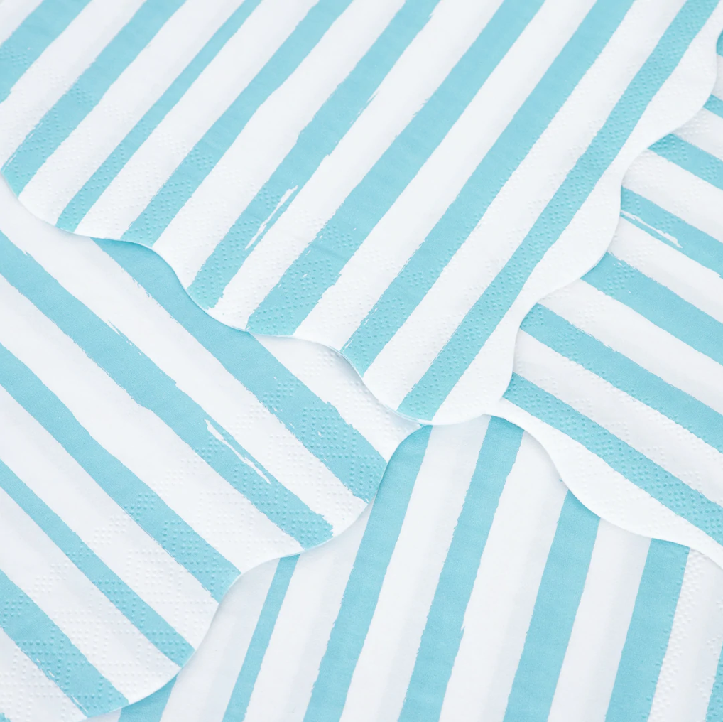Blue striped napkin / 16 pcs.