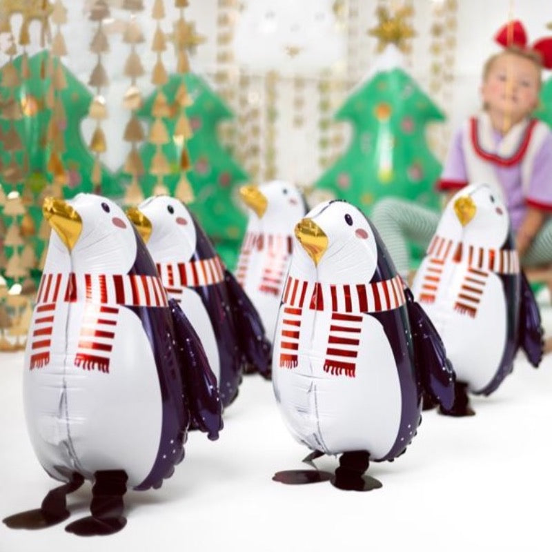 Globo airwalker pinguino navidad