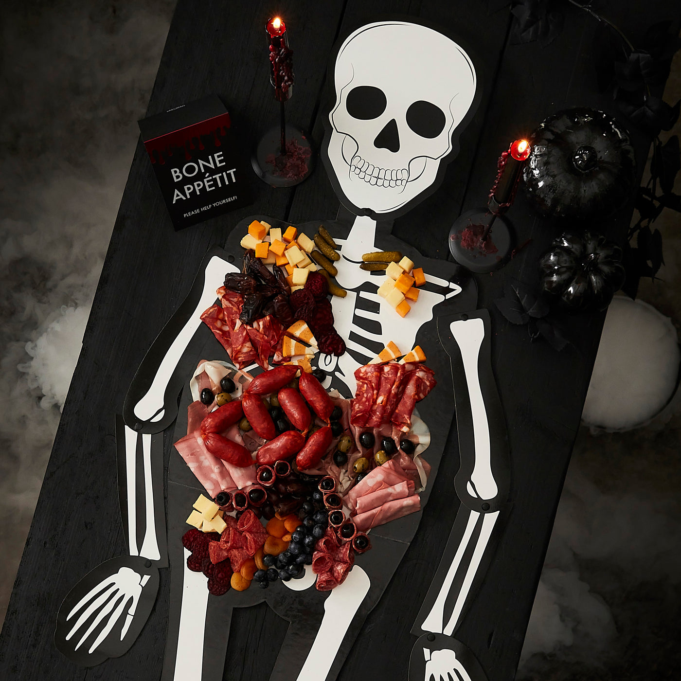 Board kit XL esqueleto Halloween