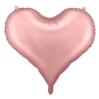 Balão Foil Coração Rosegold mate
