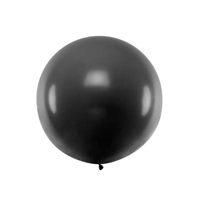 Balão de látex XL preto mate 