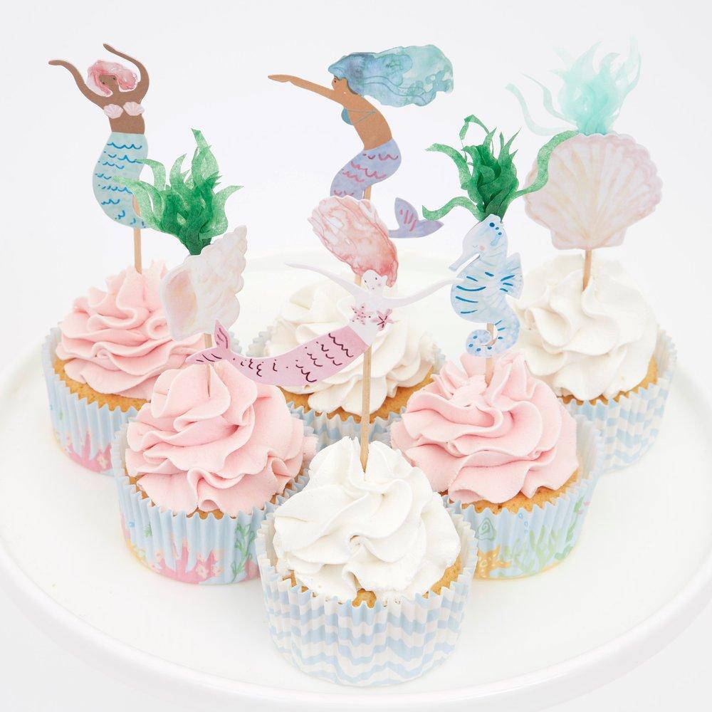 Cupcake kit Sirenas