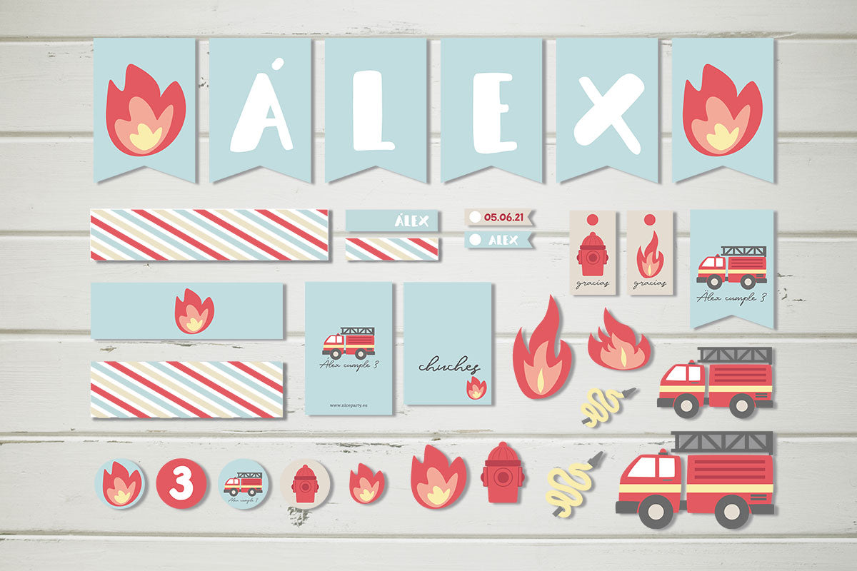 Firefighters printable pack