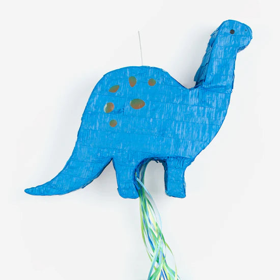 Piñata dinosaurio azul