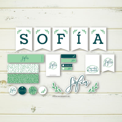 Printable Pack Green Branches