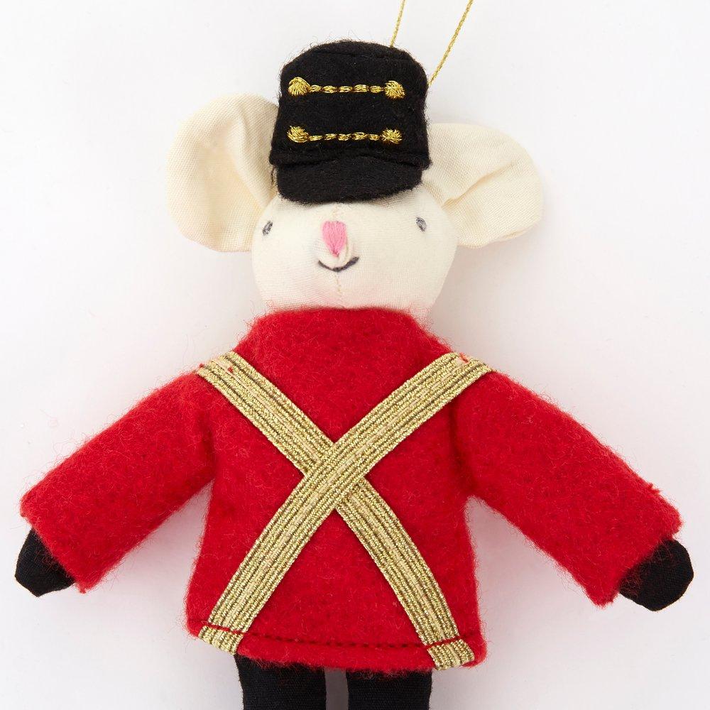 Soldier Mouse Christmas Ornament
