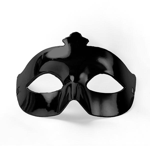 Máscara preta de festa chique