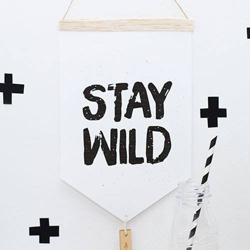 Imprimible banderola Wild safari - La Fiesta de Olivia