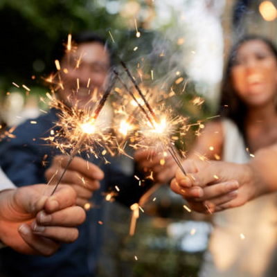 Bengalas estrelinhas básicas / 12 unidades