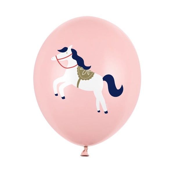 Little Horse pastel pink balloon / 2 pcs.