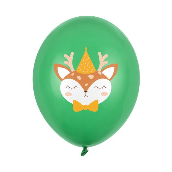 Deer green balloon / 2 pcs.
